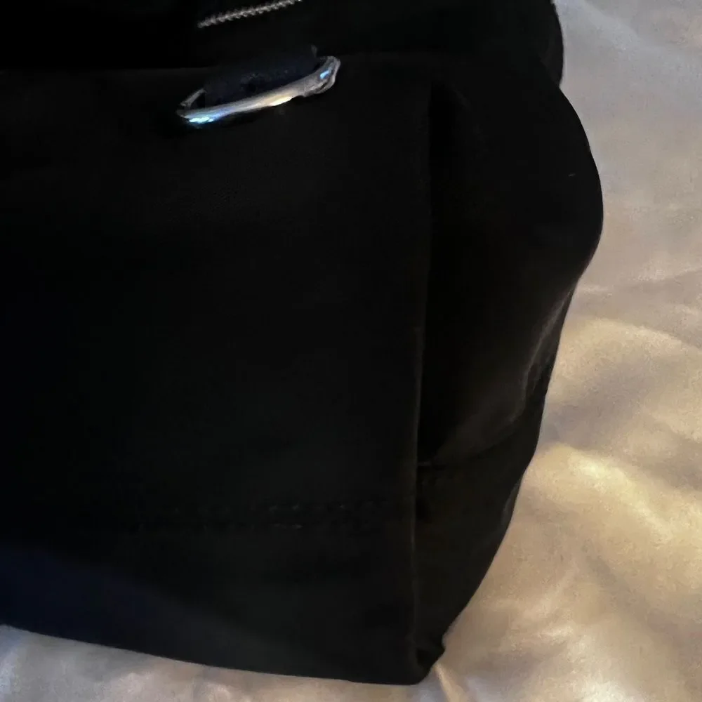 Henri Bendel Jetsetter Backpack - Black and Silver - Small